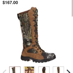 Unisex rocky waterprood snake boots size 6.5